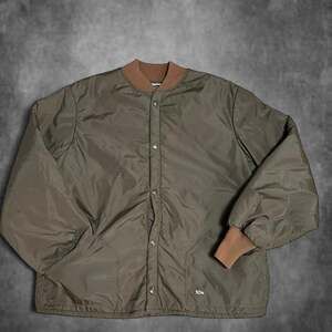 Vintage 10x brown insulated snap jacket